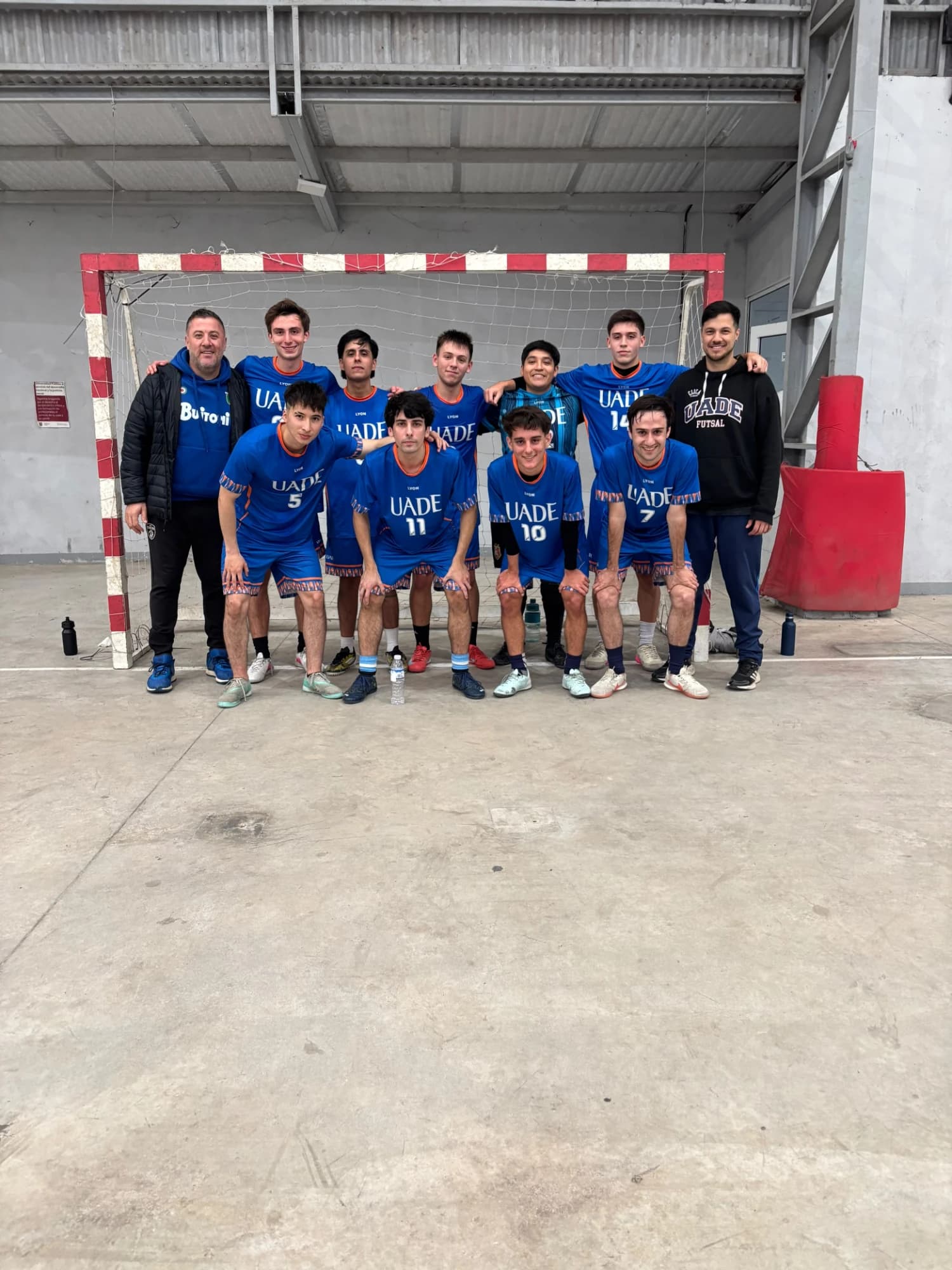 Formación de UADE en la Jornada 2 del Clausura